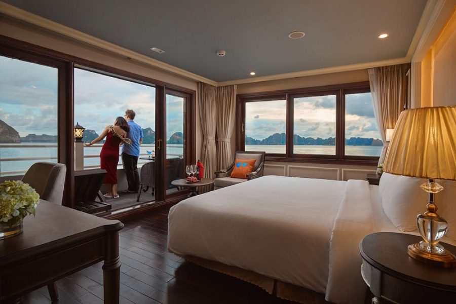 Spectacular Halong Bay 2-Day 5 Stars Cruise w Premium Suite Room (DF9)