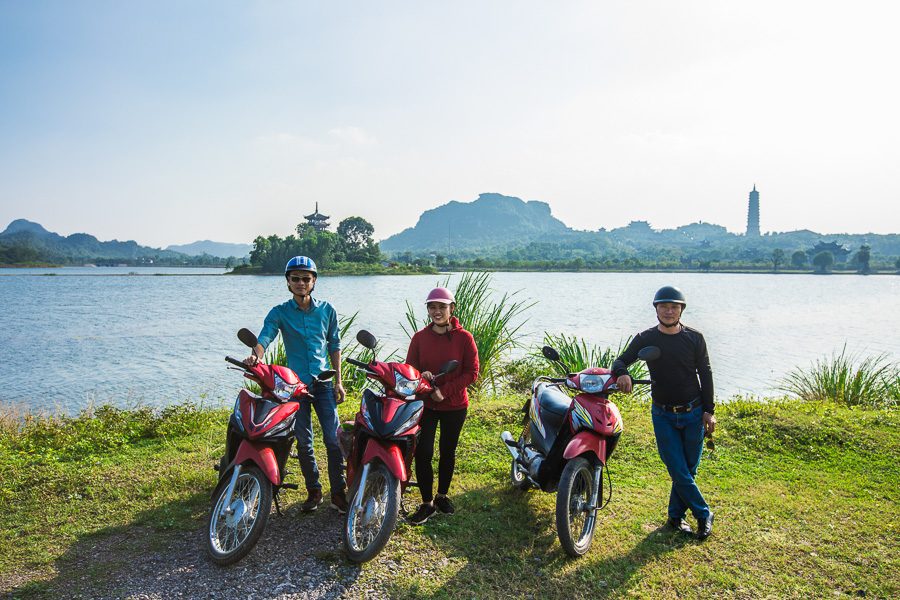 Motorbike tours in Ninh Bình can take you on the backroads to see more of the countryside.